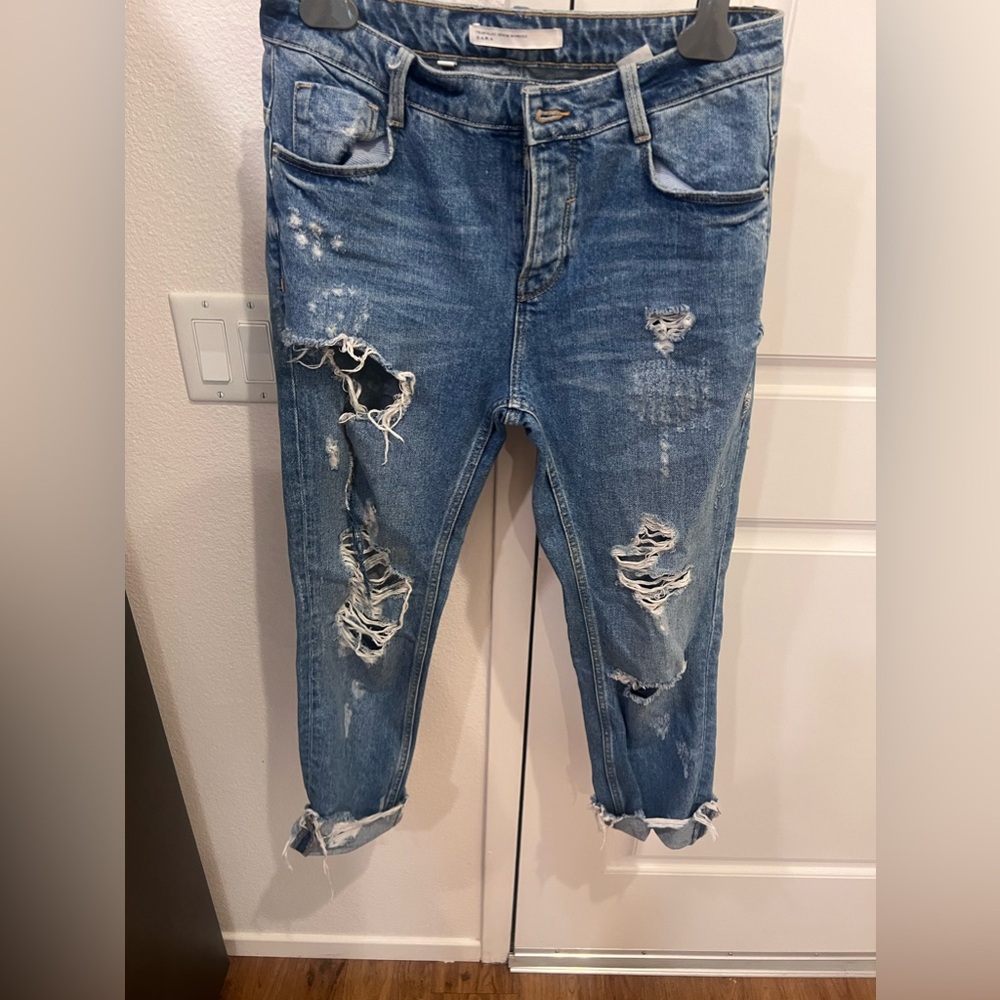 Ripped Zara jeans